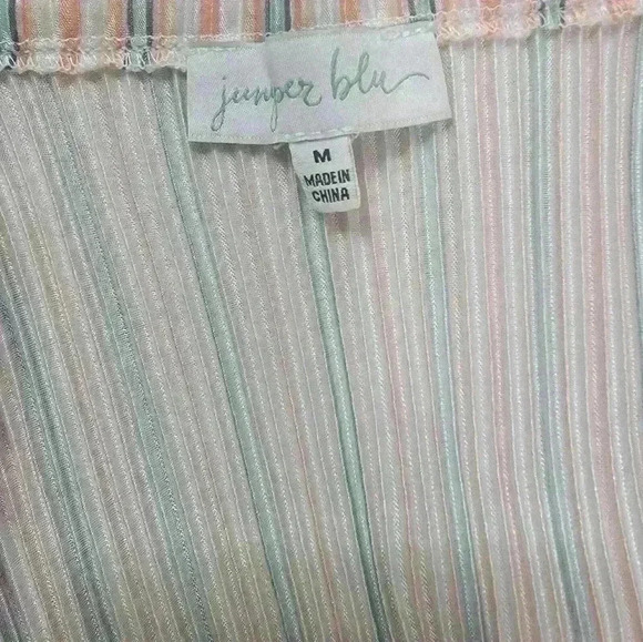 Juniper Blu Striped Maxi Dress Spaghetti Straps - Picture 7 of 8